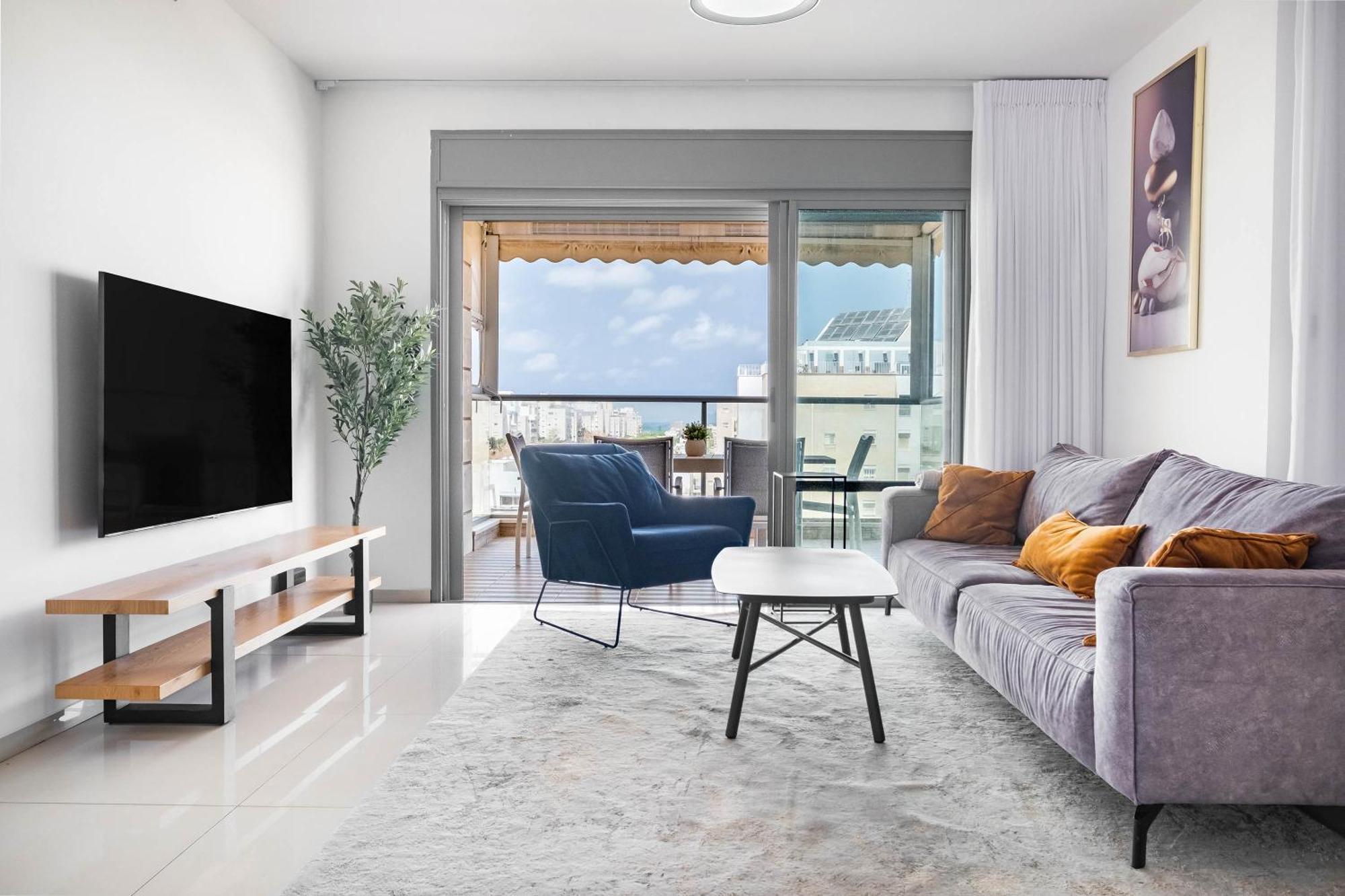 Ocean View Oasis With Balcony For Families Lägenhet Ashdod Exteriör bild